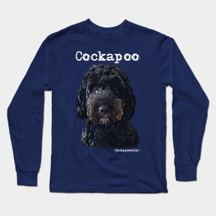 Black Cockapoo / Spoodle and Doodle Dog Long Sleeve T-Shirt